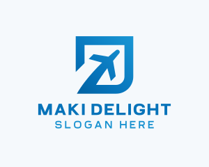 Blue Square Travel logo design