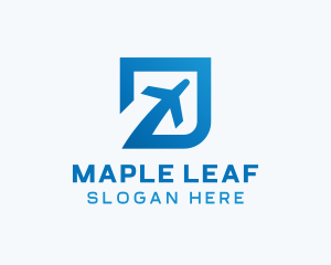 Blue Square Travel logo design