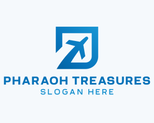 Blue Square Travel logo design