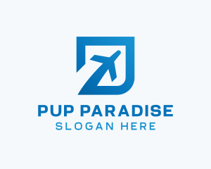 Blue Square Travel logo design