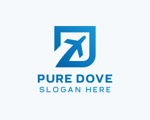 Blue Square Travel logo design