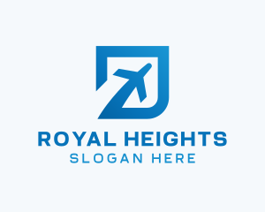 Blue Square Travel logo design