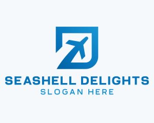 Blue Square Travel logo design