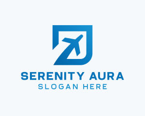 Blue Square Travel logo design