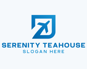 Blue Square Travel logo design