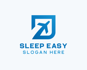 Blue Square Travel logo design