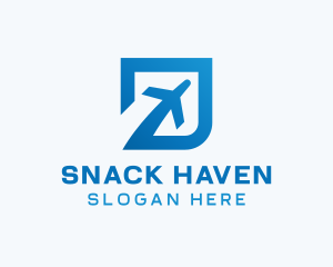 Blue Square Travel logo design