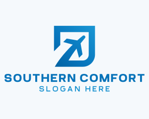 Blue Square Travel logo design