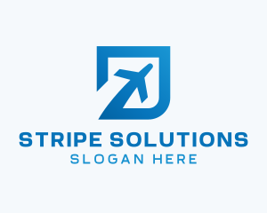 Blue Square Travel logo design