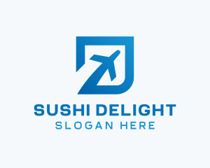 Blue Square Travel logo design