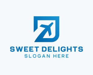 Blue Square Travel logo design