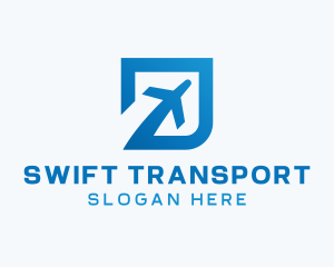 Blue Square Travel logo design