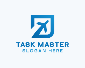 Blue Square Travel logo design