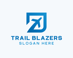 Blue Square Travel logo design