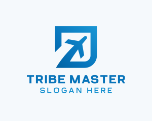 Blue Square Travel logo design