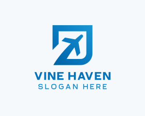 Blue Square Travel logo design