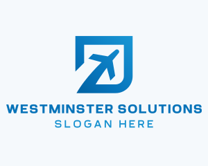 Blue Square Travel logo design