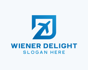 Blue Square Travel logo design