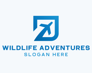 Blue Square Travel logo design