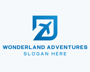 Blue Square Travel logo design