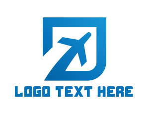 Square - Blue Square Travel logo design