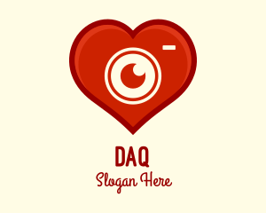 Red Heart Camera App Logo