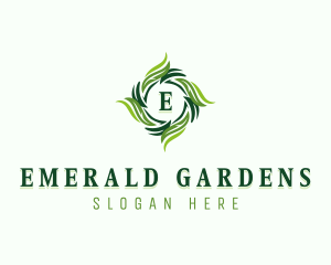 Natural Herbal Vegan logo design