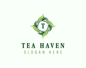 Natural Herbal Vegan logo design