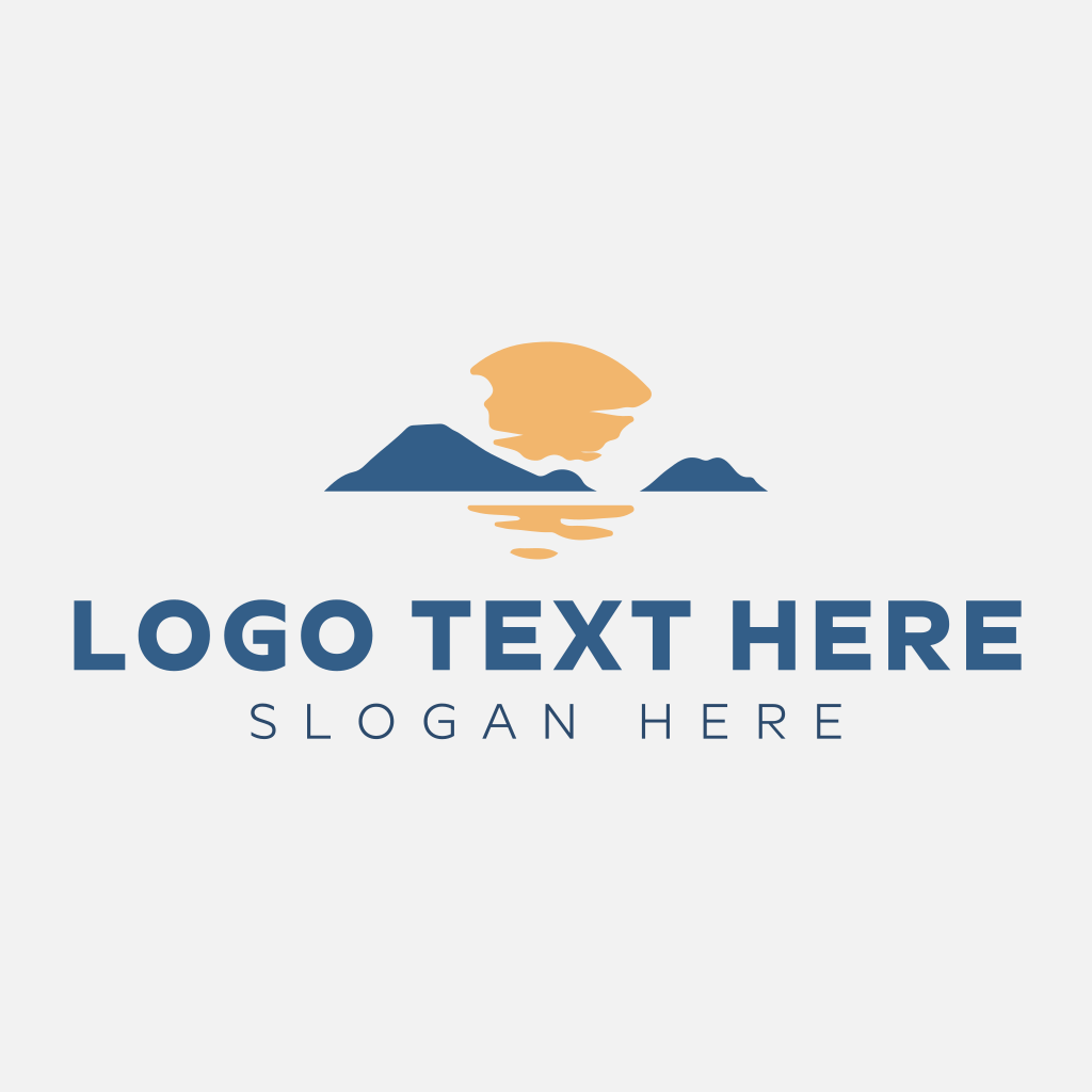 Ocean Mountain Sunset Logo | BrandCrowd Logo Maker