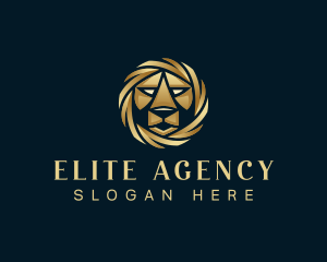 Premium Lion Agency logo design