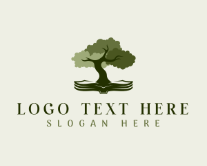 Tree - Tree Education Book logo design