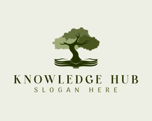 Education - Tree Education Book logo design