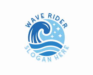 Ocean Waves Resort logo design