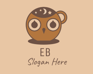 Tea Shop - Night Owl Cafe logo design