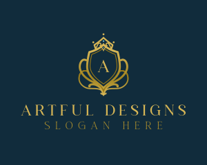 Luxury Crown Jewelry Boutique logo design