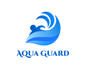 Lifeguard - Ocean Wave Surfing logo design