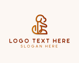 Canine - Canine Puppy Dog logo design