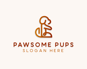 Canine Puppy Dog logo design