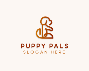 Puppy - Canine Puppy Dog logo design