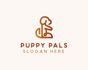 Canine Puppy Dog logo design