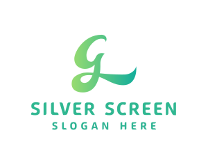 Gradient G Script  Logo