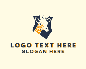 Safari - Safari Giraffe Animal logo design