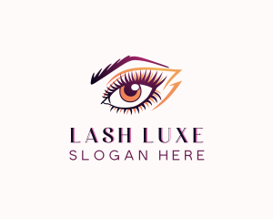 Eyelash Perm Threading logo design