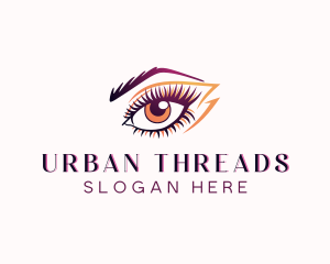 Eyelash Perm Threading logo design