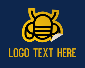 Geometric Bee Sticker