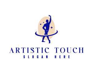 Male Ballet Dancer logo design