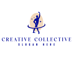 Male Ballet Dancer logo design