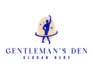 Male Ballet Dancer logo design