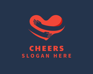 Team - Heart Hands Charity logo design