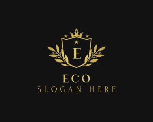 Elegant Wreath Crown Logo